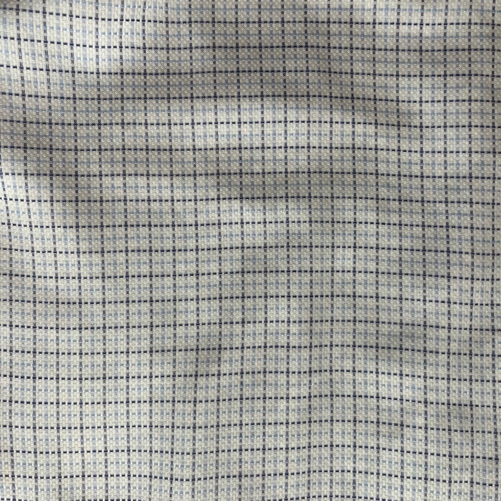 Rochester White and Blue Stripes Size 19 36/37T Button Down Suit Shirt - Picture 10 of 12